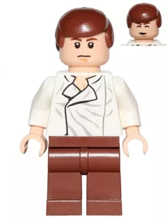 SW0403 - 2012 - Han Solo - White Shirt with Wrinkles on Front, Reddish Brown Legs, Dual Sided Head