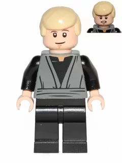 SW0433 - 2013 - Luke Skywalker (Dark Bluish Gray Jedi Robe, Dual Sided Head)